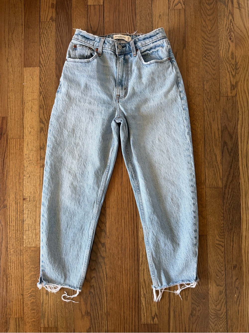 Abercrombie & Fitch The 80’s Mom High Rise Denim Curve Love Women’s Size 25 0/S